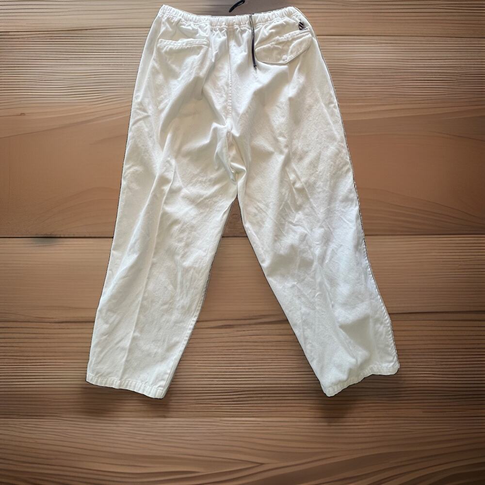 Nautica Pants Mens Size XL 100% Cotton Loose Fit Drawstring Sailing Old Money